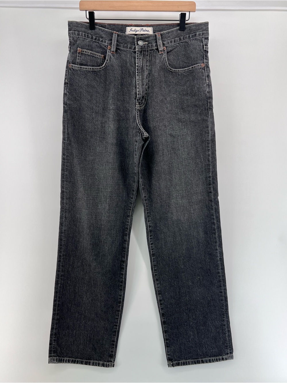 Tommy Bahama Indigo Palms Jeans Sz 34 x 32 Gray Black Cotton Vintage Casual